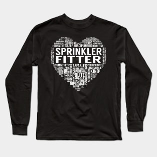 Sprinkler Fitter Heart Long Sleeve T-Shirt